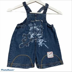 Naartjie 6 12 M Boy Lizard Denim Romper Gecko